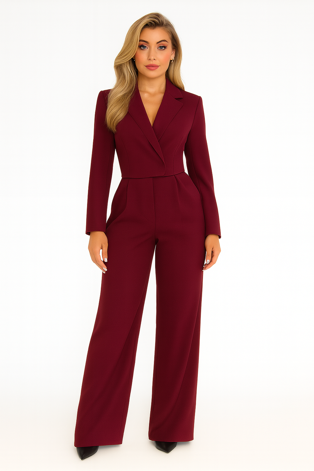 Villento | Dames Jumpsuit met Lange Mouwen | Elegantie en comfort voor elke gelegenheid