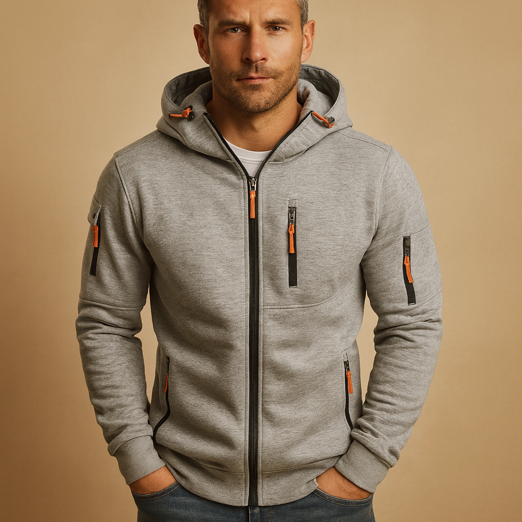Villento | Heren Hoodie met Rits | Comfortabel en veelzijdig