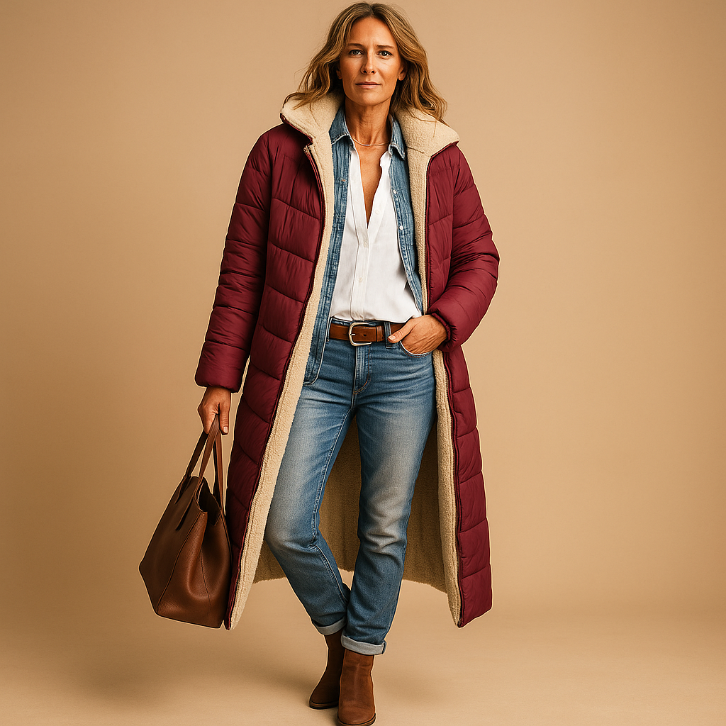 Villento | Dames Lange Winterjas | Elegante jas met warmte en stijl