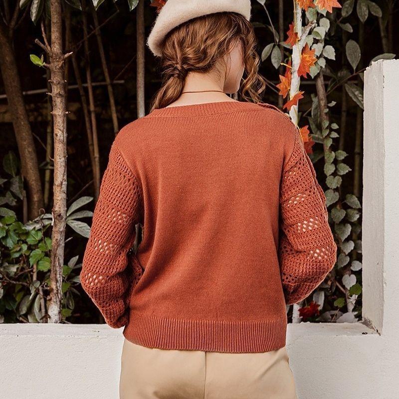 Villento | Dames V-Hals Trui | Licht en stijlvol met subtiele details