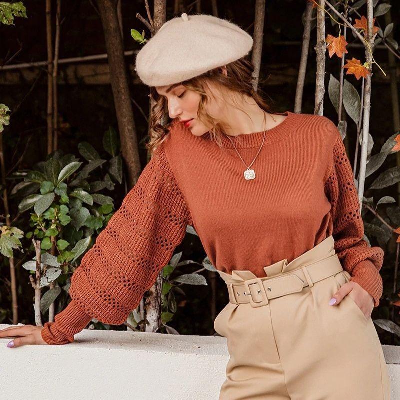 Villento | Dames V-Hals Trui | Licht en stijlvol met subtiele details