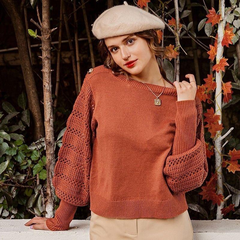 Villento | Dames V-Hals Trui | Licht en stijlvol met subtiele details