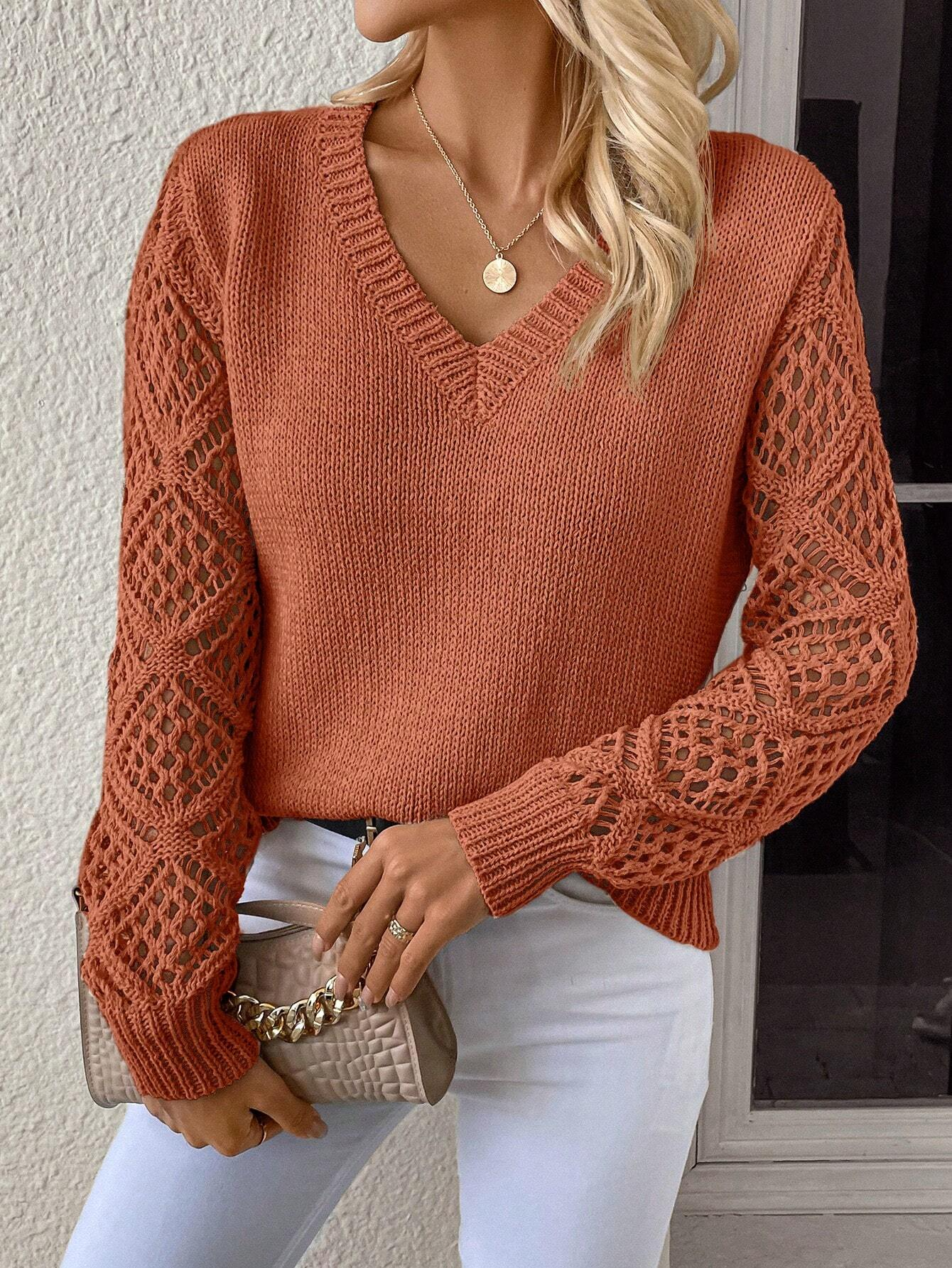 Villento | Dames V-Hals Trui | Licht en stijlvol met subtiele details